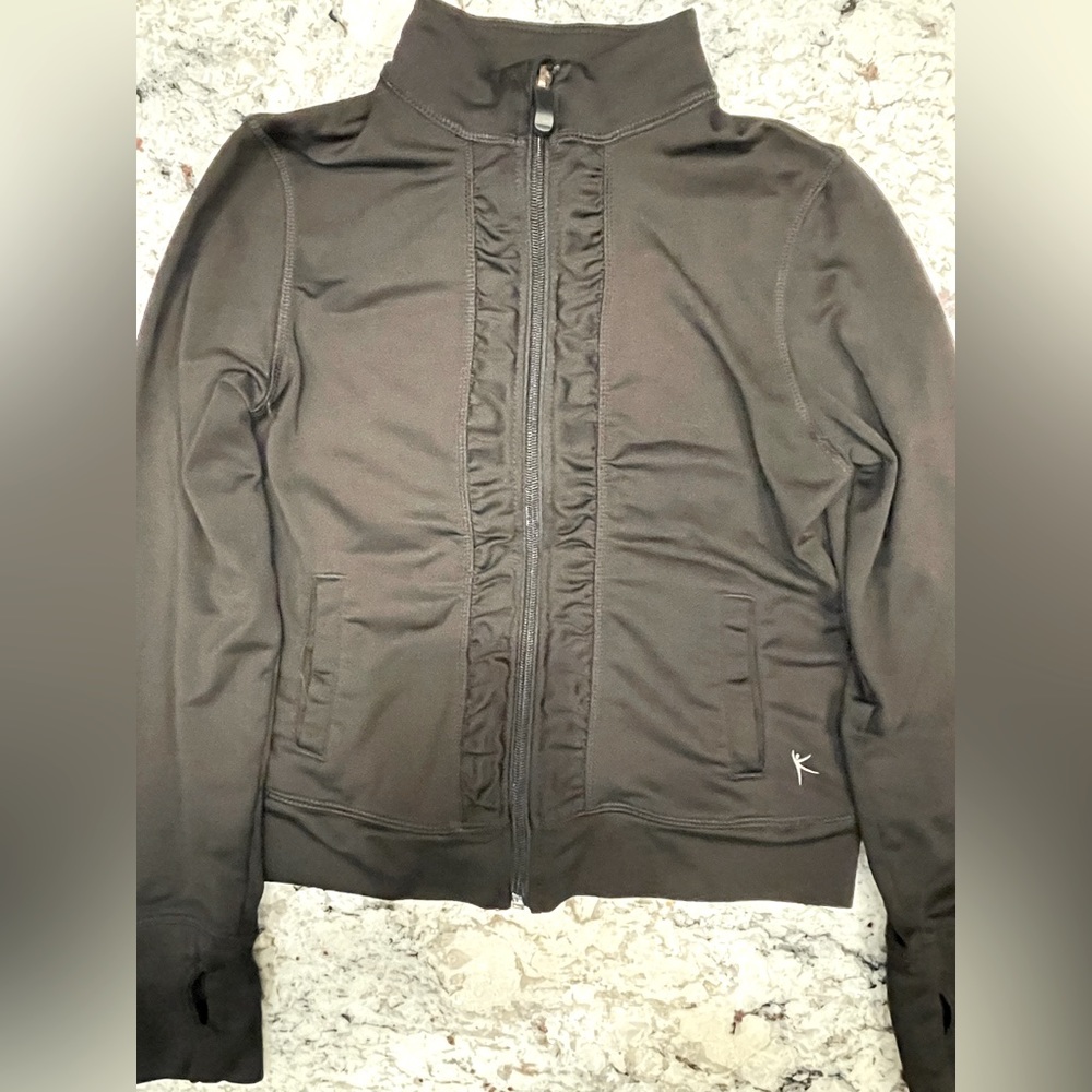 🩰Danskin now girls black dance jacket
